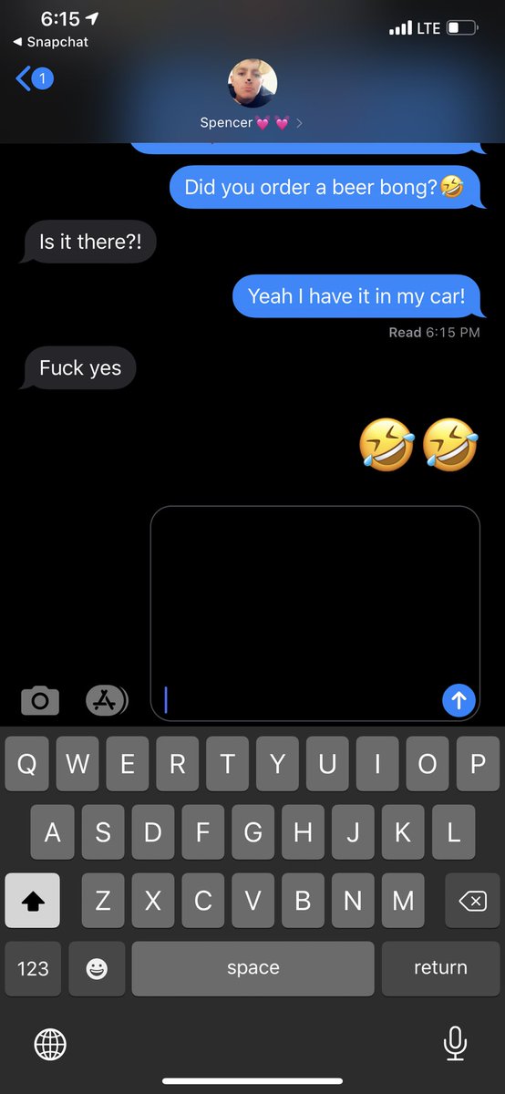 Me: “I’m just so thankful my boyfriend is mature and doesn’t act like most guys his age”
My boyfriend: ..... 
hahahaha