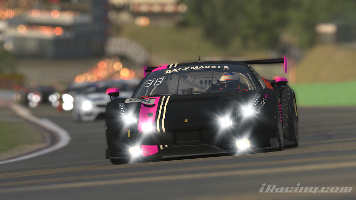 BackmarkerR's tweet photo. Razzle Dazzle Started P41 on the Grid
After 24 Hours of Hard Racing
Backmarker Razzle Dazzle Finishes the Spa24H P19!

#iRacing 
#BackmarkerRacing 
#SPA24H https://t.co/8yhGzTw7GP