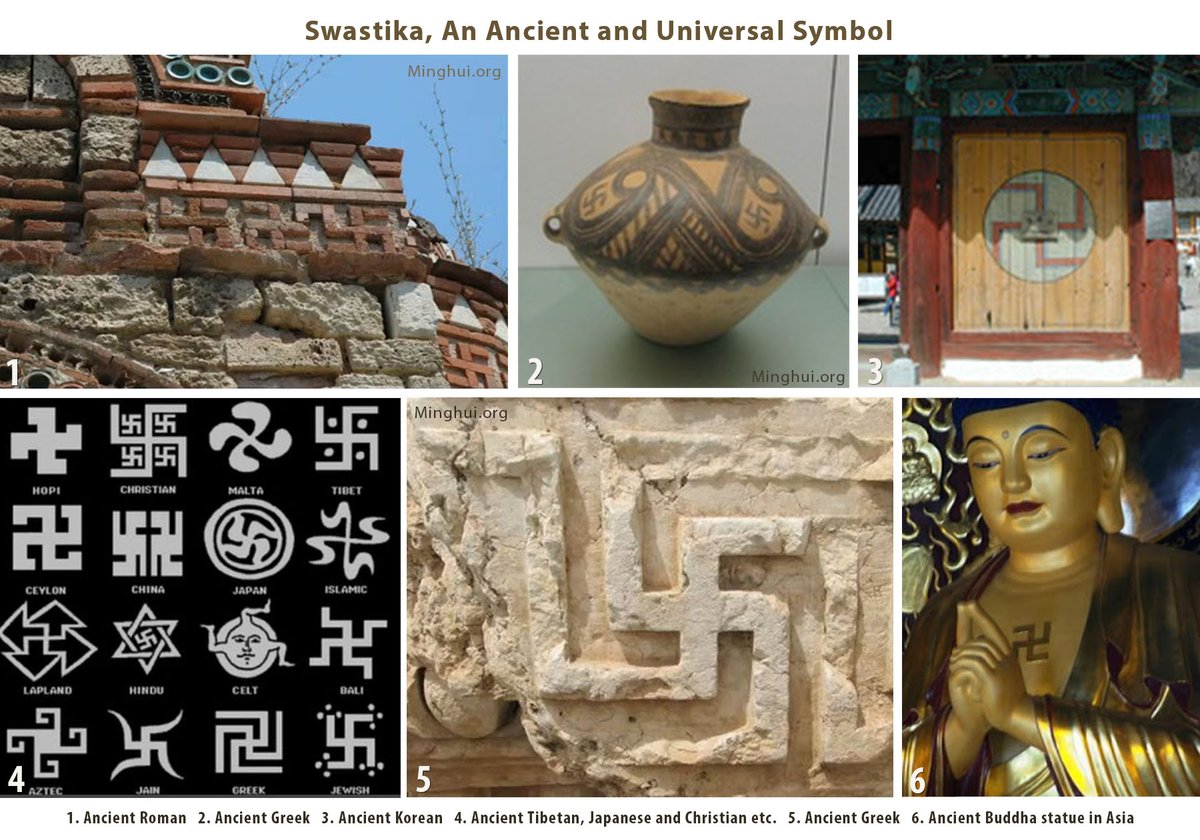 ...former significance but only that the swastika was an important and blessed symbol. That is why, until the time of the Nazis, it was still regarded as a popular image (and is still used today in connection with eastern religions such as Buddhism and Hinduism).