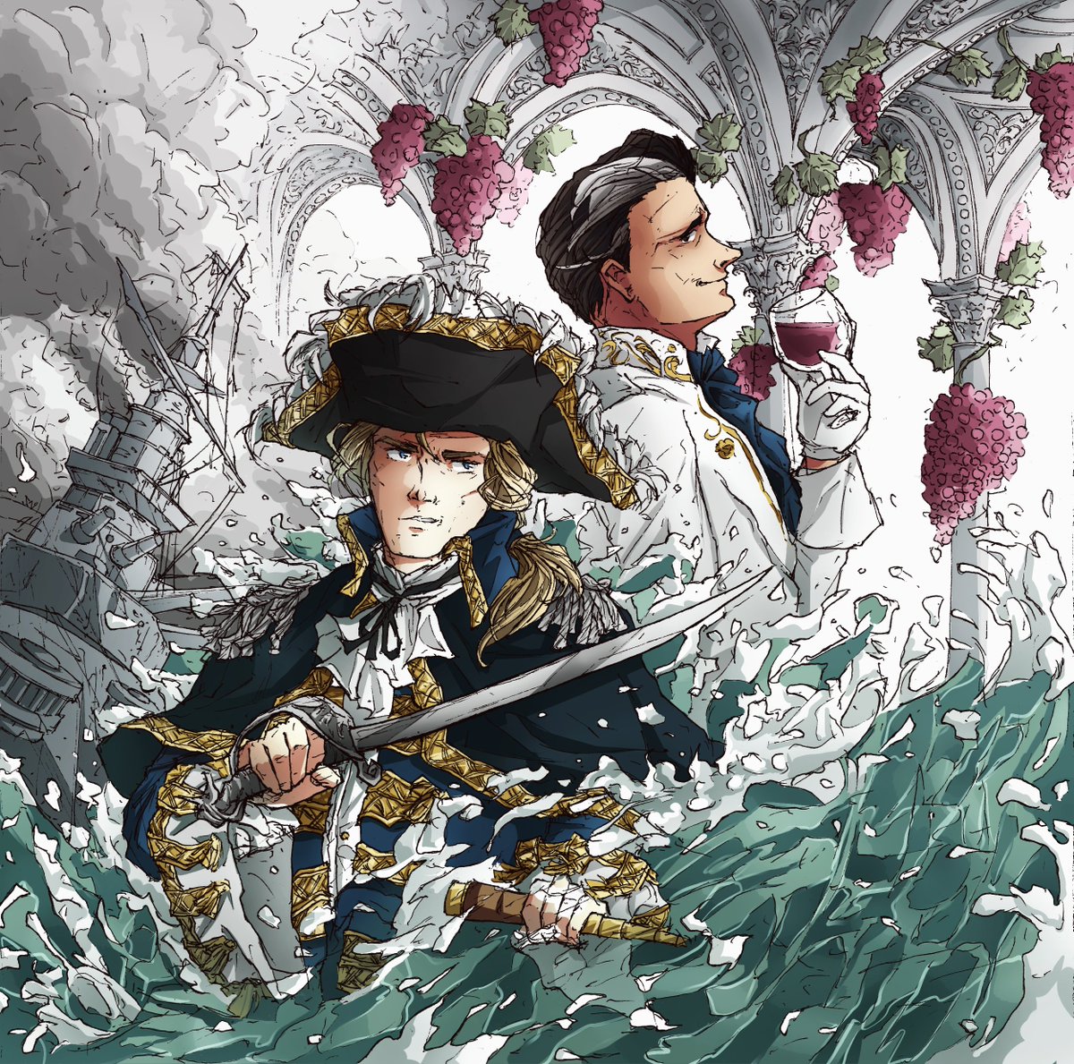 polsterreich's tweet photo. I also made a digital version of the #CloudburstComic cover to fit in with the overall Polsterreich aesthetic #artistsontwitter https://t.co/503gaVJJIr