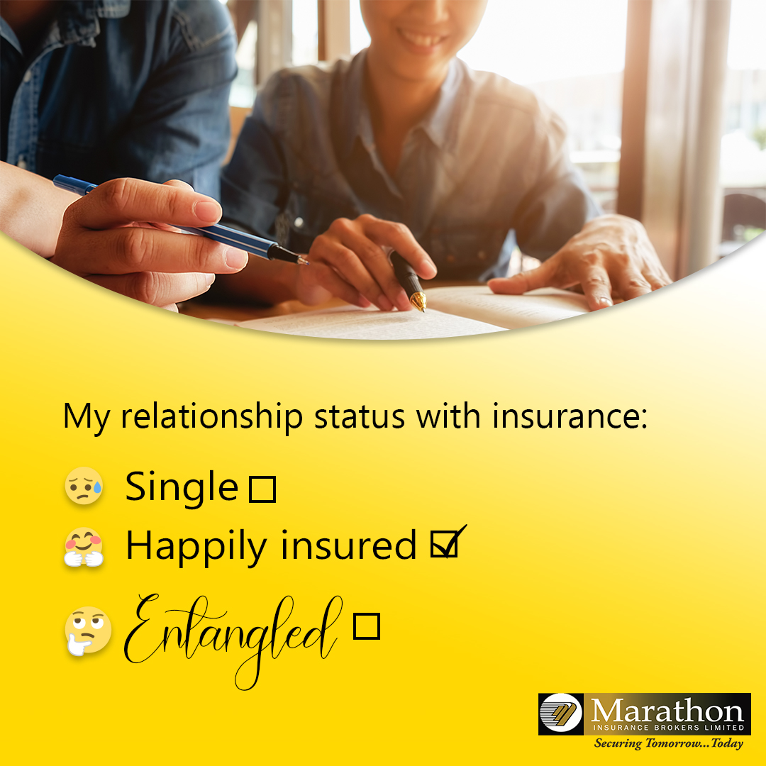 mibjamaica's tweet photo. What's your relationship status with insurance? #MIBJA #SecuringTomorrowToday https://t.co/ZthGDAb90C