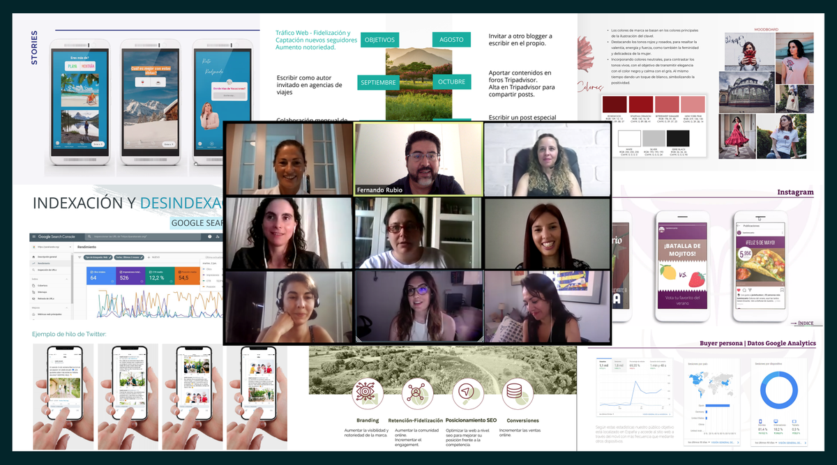 FerRubioA's tweet photo. Me siento MUY ORGULLOSO de la calidad y del nivel de los TFM presentados hoy.

El equilibrio entre diseño y contenido de los TFM es remarcable. 🚀

¡¡Enhorabuena por el trabajo chicas!! y muchas gracias por hacer que todo sea más fácil.

#MasterdeMarketingDigital de @aulaCM https://t.co/KsPArkhm07