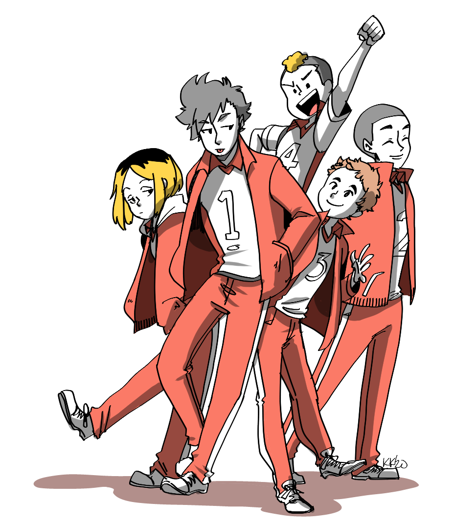 ハイキュー 音駒が初登場した所を見直してた 音駒可愛い Was Rewatching Ne Kaho Kuboのイラスト