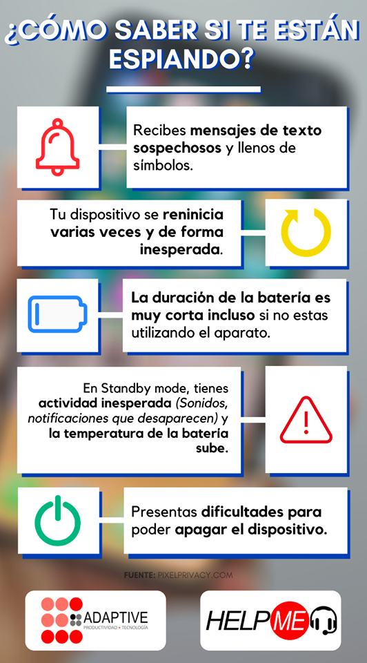 adaptivesas's tweet photo. ¿Sientes que te están #Espiando a través de tu #Celular? 🤔
#Tecnología #Privacidad https://t.co/EpsYsRM91F