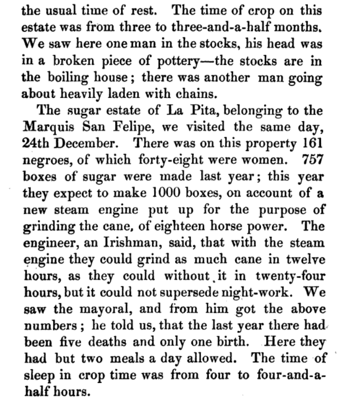 From 1836-39 he served as the Superintendent of Liberated Africans in Cuba. During his visits to the plantations he recorded the horrific working conditions of the enslaved. On one slave labour camp he found a sugar mill powered by a steam engine and its engineer was an Irishman.