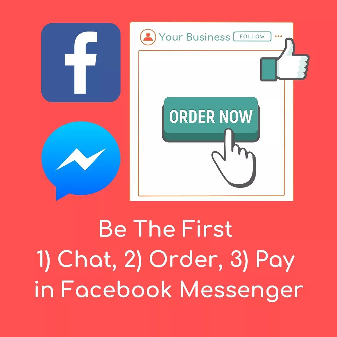 PolyOrder's tweet image. Be the first to offer 1) Chat, 2) Order, 3) Pay in Facebook Messenger. Now your customers can chat, order &amp;amp; pay without leaving their social app. Get ahead of your competition with the best &amp;amp; newest ordering experience. Its automated &amp;amp; easy for you &amp;amp; delightful for your customers