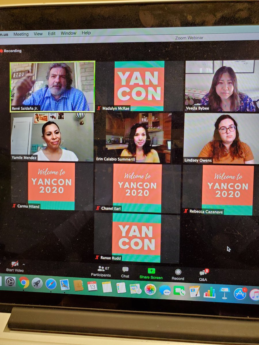 We love diversity at #YANCON! So excited for this panel with @ReneSaldanaJr @erinsummerill @veedabybee @YamileSMendez about #ownvoices!