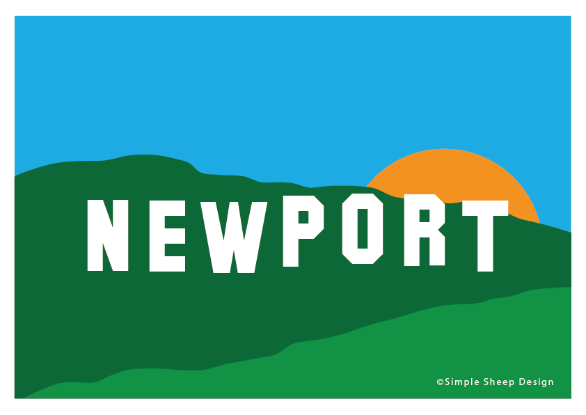 SheepDesign's tweet image. A bit of fun for #porthour tonight.... Not sure if it's Newport or Hollywood.... @PortHour