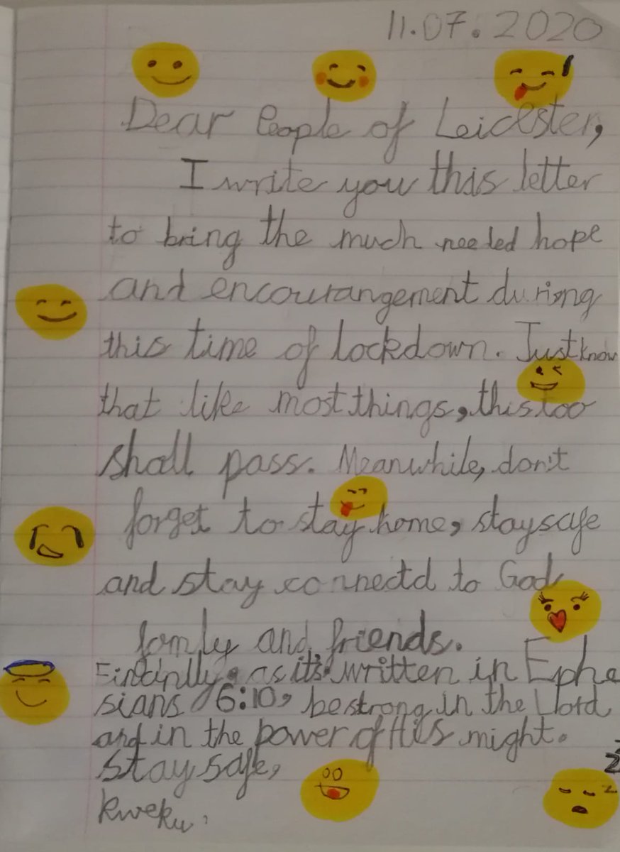 LightupBahc's tweet image. The children of the community of Lightup Bahc under the good news club this week have written heartfelt encouraging and empowering letters to the community and people of Leicestershire city during the local lockdown. Heres what the children had to say.
#lightupbahc
