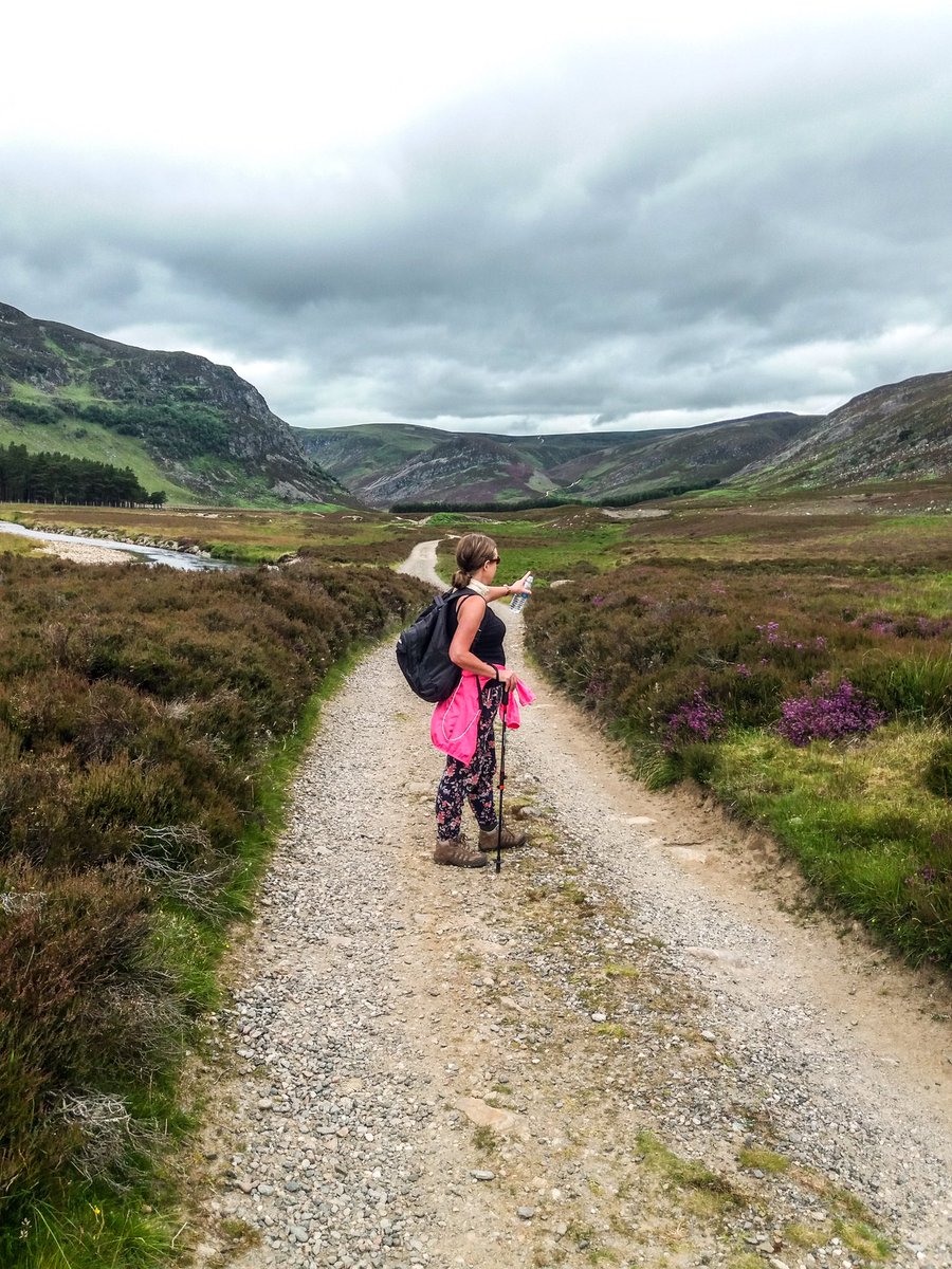 scorgied's tweet photo. Finally got back on the hills today and as an added bonus was accompanied by the good wife @lyndascorgie1, who bagged her first Munro (Mt Keen). The weather was kind to us, cloudy on the way up, sunny down
Photos;
On our way.
Lunch.
The final push.
At the top
Well done Quine! https://t.co/Nsc30Qor96