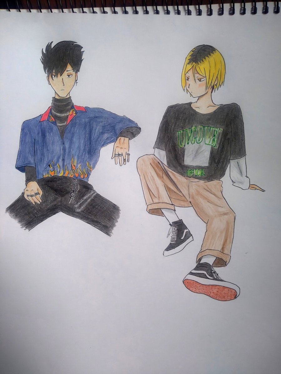 yagga_n's tweet photo. #Haikyuu boys bf edition? #kuroo #kenma #sugawara #nishinoya #yamaguchi #karasuno #nekoma https://t.co/fpyFviPyzK