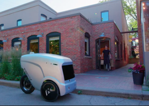 UMichCSE's tweet photo. “This could really help college students without access to cars get the resources they need."

A team of students envisions an autonomous delivery service that can get users items are inaccessible without a personal vehicle—like groceries and medicine.

https://t.co/EOlgpWM1QY https://t.co/27Le2WHgYx