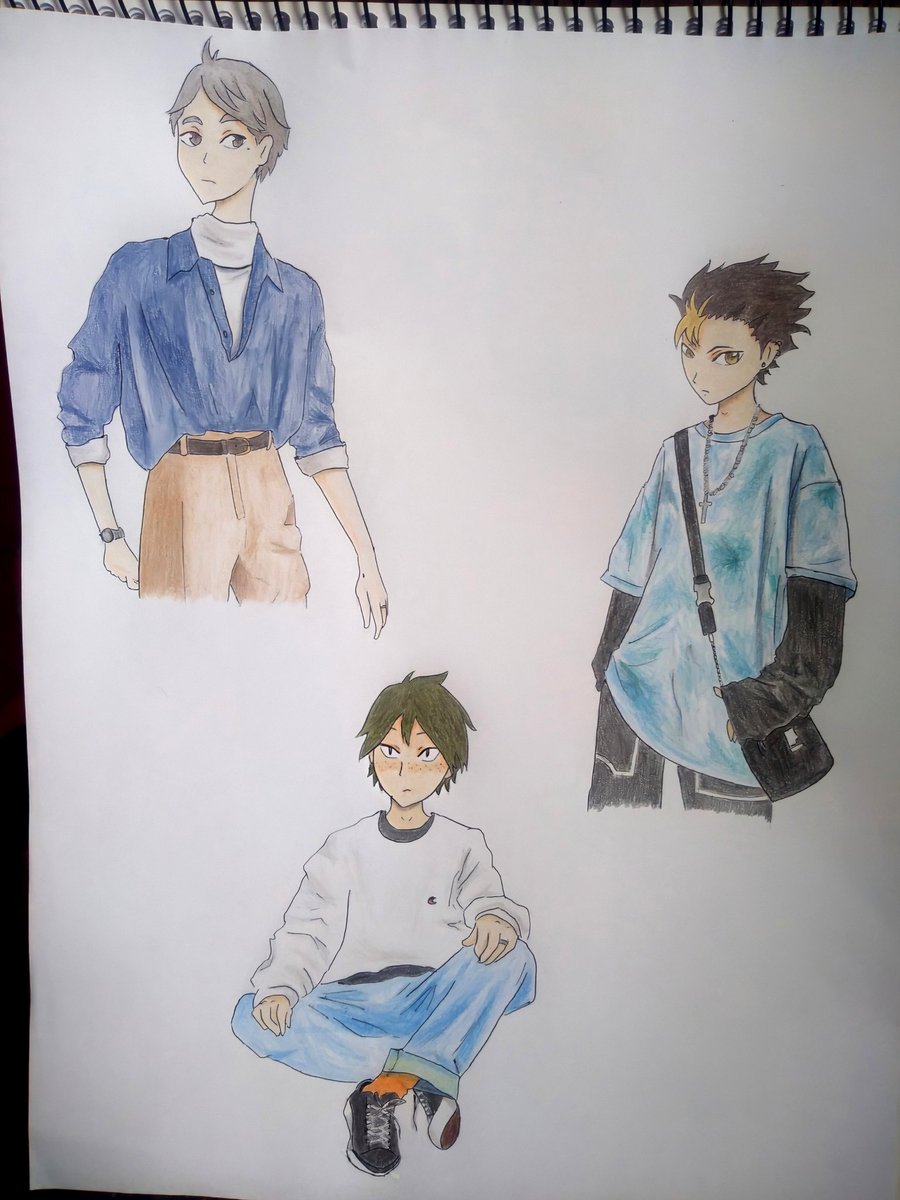 yagga_n's tweet photo. #Haikyuu boys bf edition? #kuroo #kenma #sugawara #nishinoya #yamaguchi #karasuno #nekoma https://t.co/fpyFviPyzK