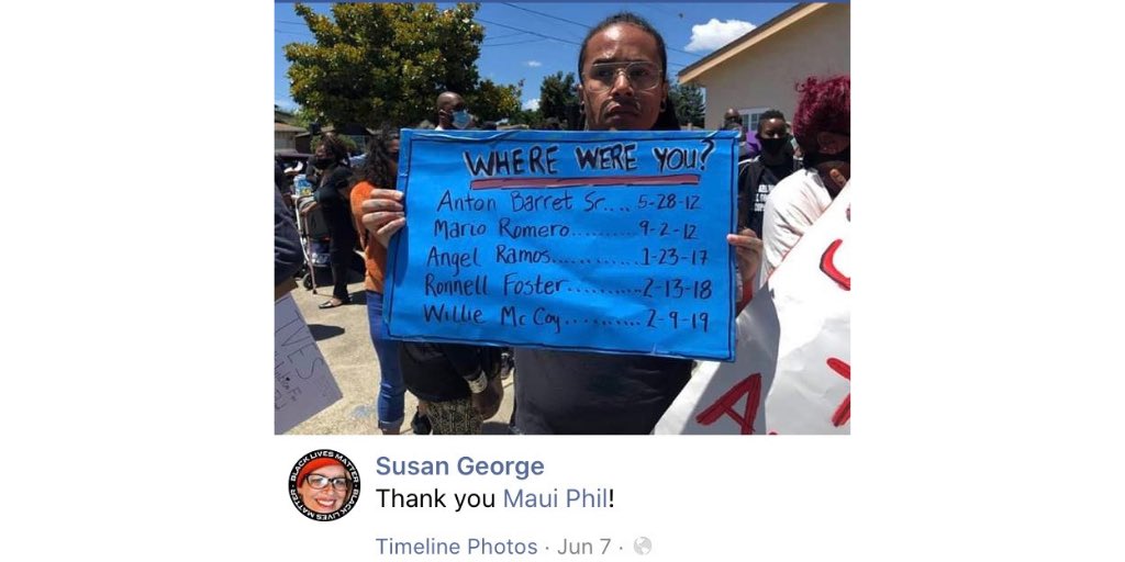 Some of George & Finkelstein’s closest friends & supporters are the CEOs or whatev of Vallejo Peace Project. (Also this pic is funny because he wasn’t “there” either.)