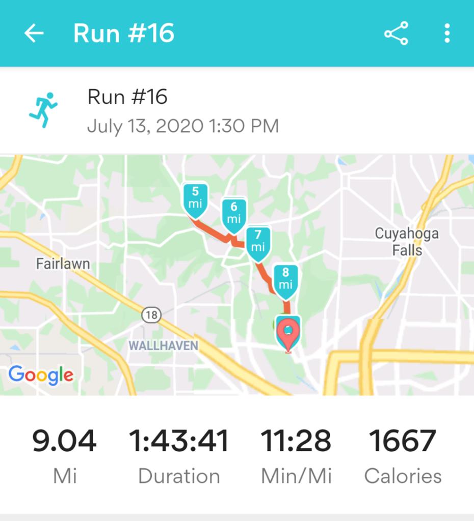 thischrishorne's tweet photo. Marathon training update! Did nine (slow) miles on the Towpath and it felt good! (Won't tomorrow) #Akrun #AkronAF #Towpath #marathontraining  #sorenips https://t.co/E8OC0I2EOo