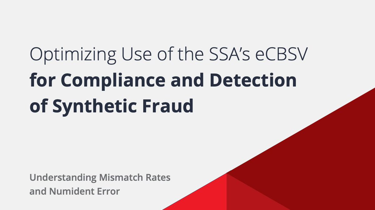 SentiLink's tweet photo. How is the #socialsecurity administration’s #database built and what are the implications for #ecbsv? SentiLink’s #whitepaper investigates 👉 https://t.co/Xffi9sW6dH https://t.co/H6seVDzKWd