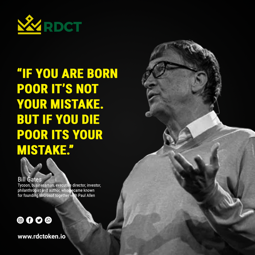 4stakeoficial's tweet photo. Let's start the week with a well-recognized incentive.
Tell me what's the tip Bill Gates!
#Quote #BillGates #Business #RDCT #ReiDoCoin #Crypto #Market #Stake #Masternode #PoS #Currency #BTC #Bitcoin https://t.co/upmOUH3lqg