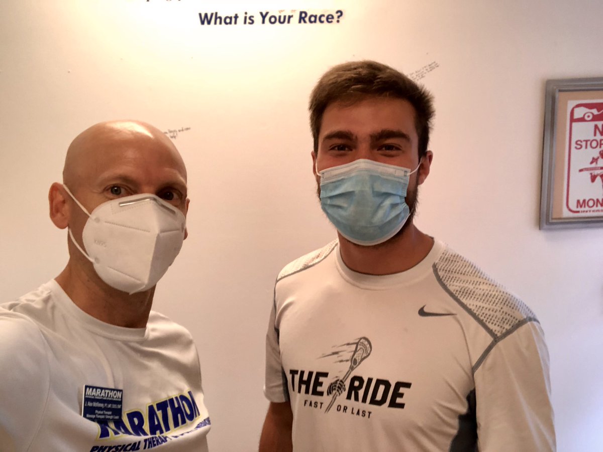 AMcKinneyPT's tweet photo. Best of luck to Will Weitzel as we get him ready for his rookie season in professional Lacrosse @majorleaguelax @thebayhawks starting this week in Annapolis Maryland!!! @Marathon_PT https://t.co/2bKl5XQ5eO