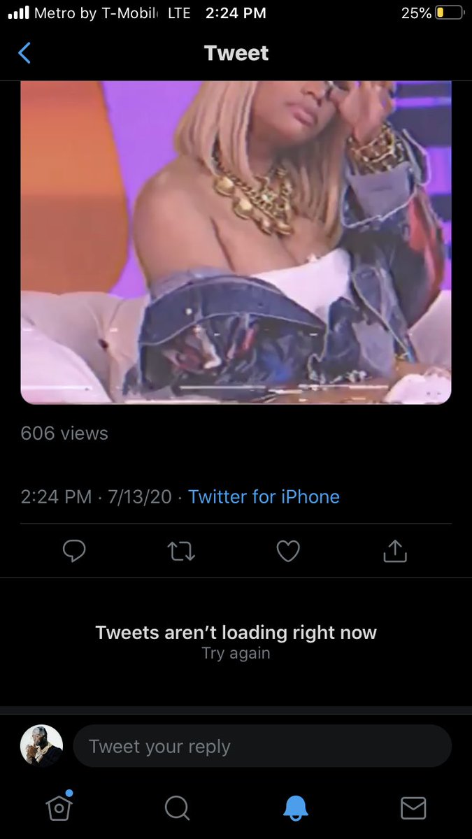 everybody gangsta till it’s “tweets aren’t loading”