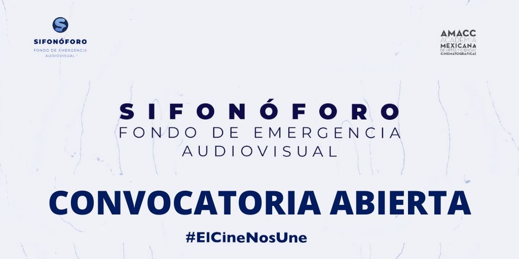 AcademiaCineMx's tweet photo. Nos enfrentamos a la pandemia como comunidad porque #ElCineNosUne.

Convocamos a trabajadores técnicos y manuales de la industria a solicitar un apoyo económico del Fondo de Emergencia Audiovisual. Conoce más en https://t.co/XBr6XJMan2 https://t.co/WGEsANNP2F