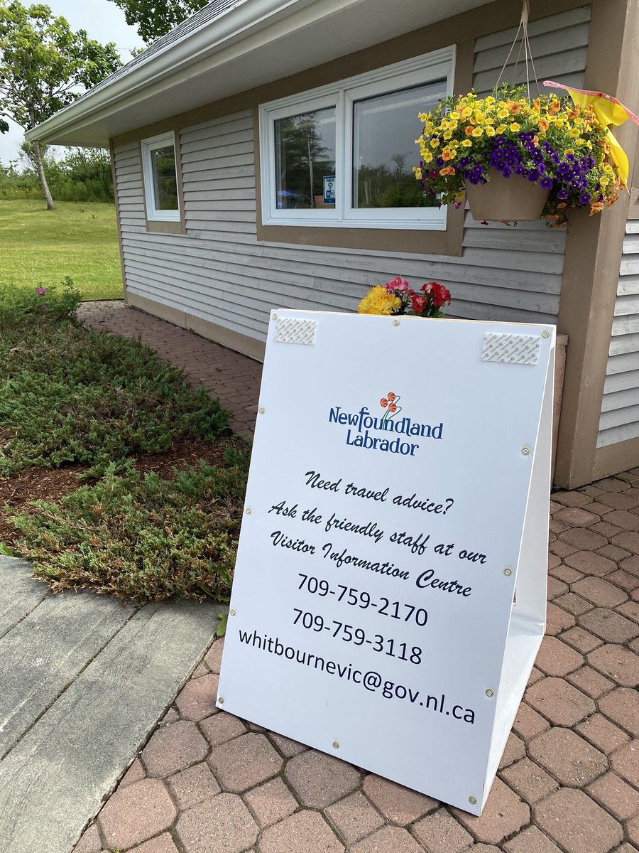 Did you know <a href="/NLtweets/">NewfoundlandLabrador</a> Visitor Information Centres are open this season? They may look a little different but they are still here and ready to help you with your #StayHomeYear2020 trip!