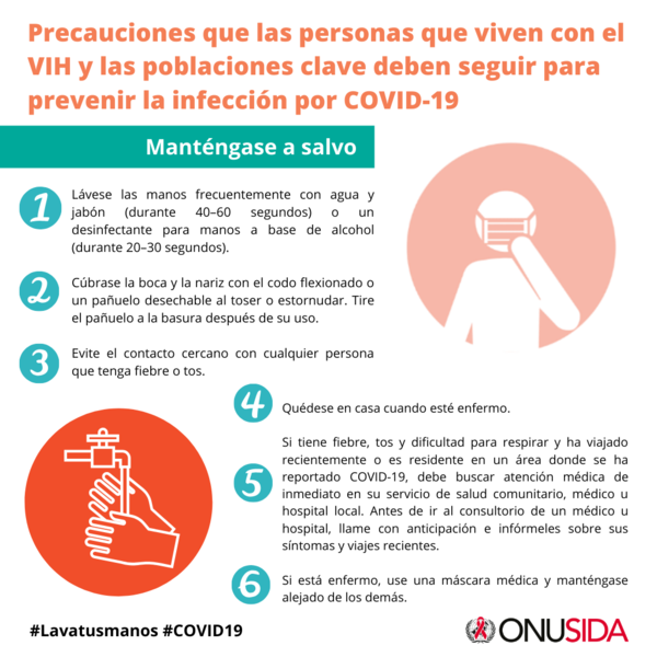 onuvenezuela's tweet photo. #COVID19 es una enfermedad altamente transmisible. Se recomienda que todas las personas que viven con #VIH tomen todas las medidas preventivas para minimizar la exposición y prevenir la infección por el virus que causa #COVID19. Lee nuestras recomendaciones👇🏽

@ONUSIDA_VE https://t.co/smy9hwMrAO