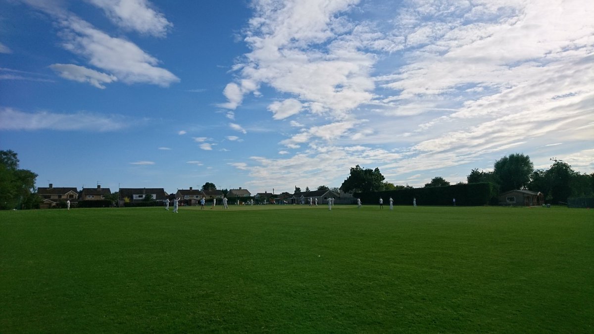 First game of season.. good to be back. Thanks to @Cmonthecote for the game. #villagecricket #northcotswolds #gloscricket 🏏🌤️