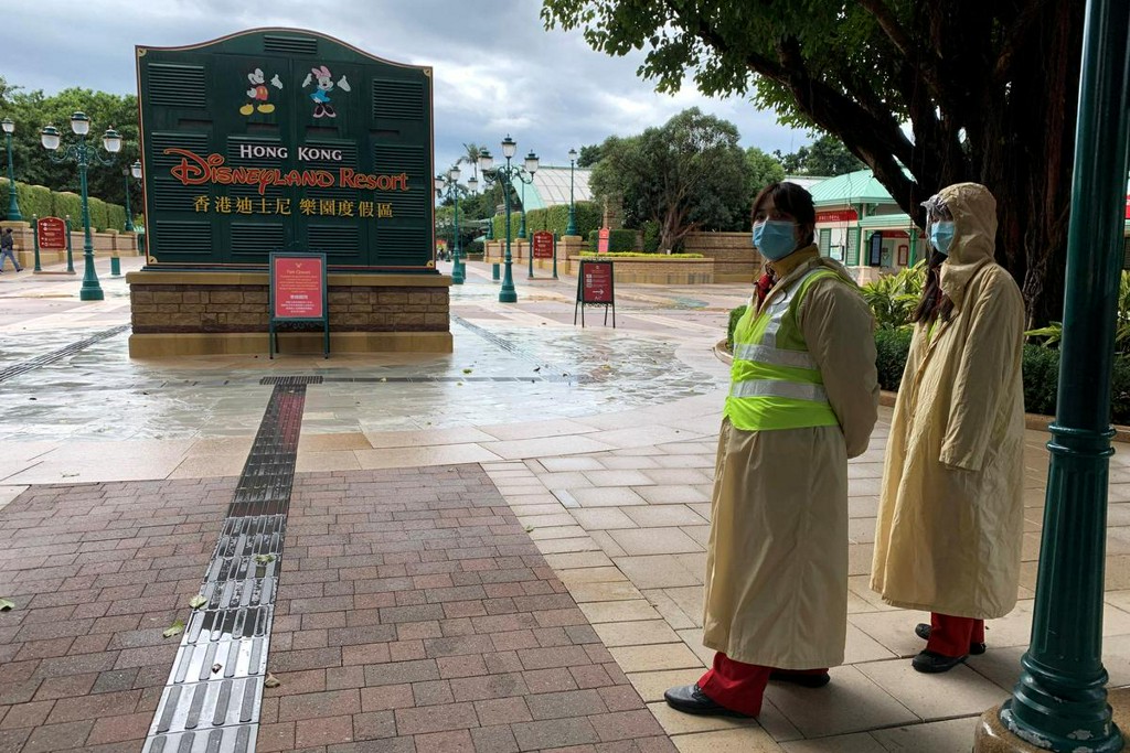 Reuters's tweet photo. Disney to shut Hong Kong Disneyland again as coronavirus cases rise https://t.co/8ljglQFG1W https://t.co/0yn72O1Wt8
