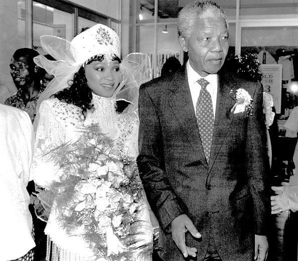 Zindzi, on her wedding day. She married Zwelibangi Hlongwane. (Photo by Media24/Gallo Images/Getty Images)
