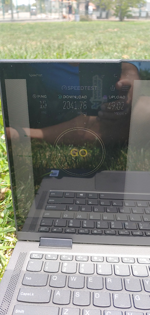 MyTechMusings's tweet photo. 2/ Elation of seeing >2Gbps speeds on a wireless link on a commercial laptop connected to a live commercial network, only people like me who tested 9.6kbps speed on a #GSM #2G connection, can understand the feeling 😊
@Verizon5G #ACPC #5G #lenovo #Flex5G
#Windowsonsnapdragon https://t.co/omDMPq9Pka