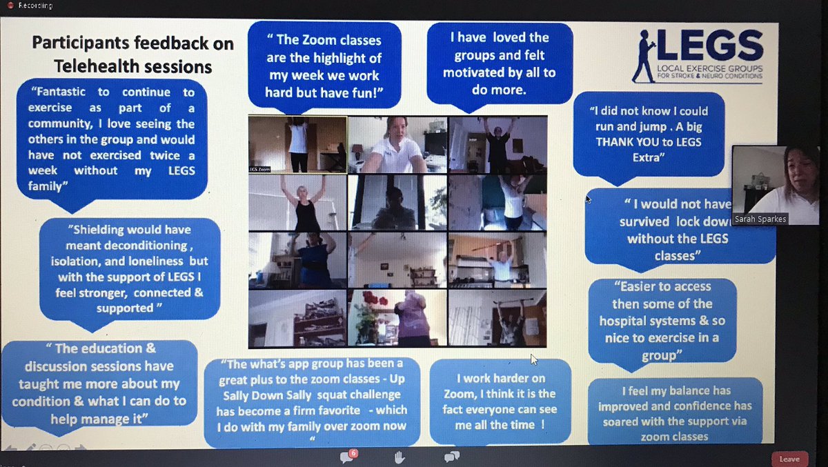 becsneurophysio's tweet photo. Excellent webinar ‘remote rehab:assessment from a social distance’. Thanks to everyone sharing their practices and thinking about how we can incorporate telehealth into our practice in the future. @RemoteRehab @SYBStrokeHN @LEGSphysio @NGHnhstrust #Virtualrehab #stayinworkout https://t.co/1vNAV9Cp8j