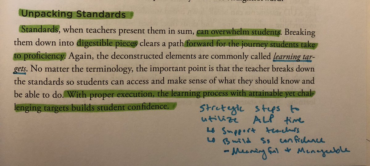 HinsonFCPS's tweet photo. An excerpt from Ch 2 in the book Standards Based Learning in Action. #PlanningWithaPurpose #ContentKnowledge https://t.co/IF6eyGURoU