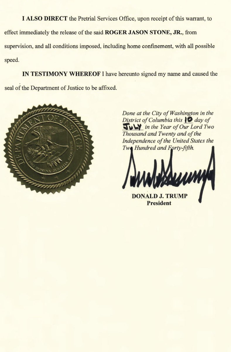 This is what a commutation looks like.