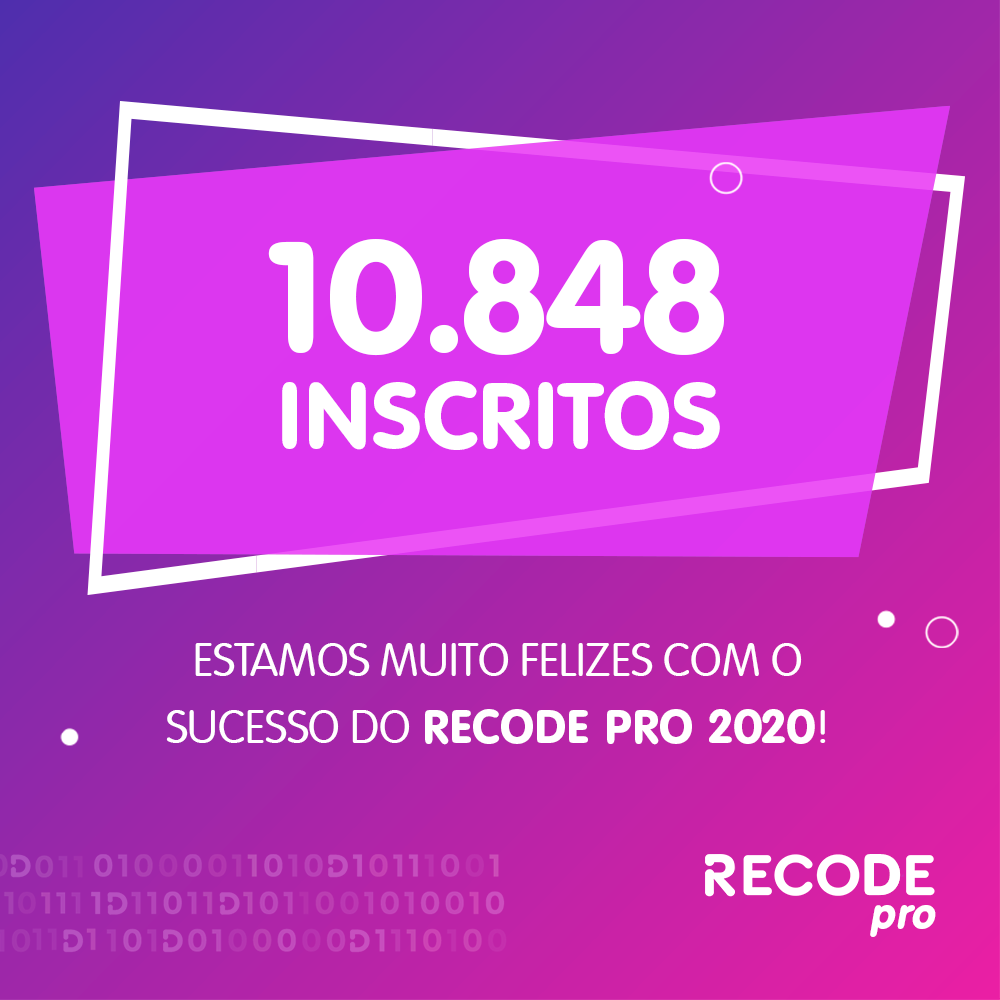 rodrigo_baggio's tweet image. Encerramos as inscrições do Recode Pro! Ainda esta semana a Recode divulgará a listagem com os classificados para a próxima etapa, o Hackathon. Fique atento ao cronograma de todo o processo seletivo no site!  #recodepro #tecnologia #empoderamentodigital