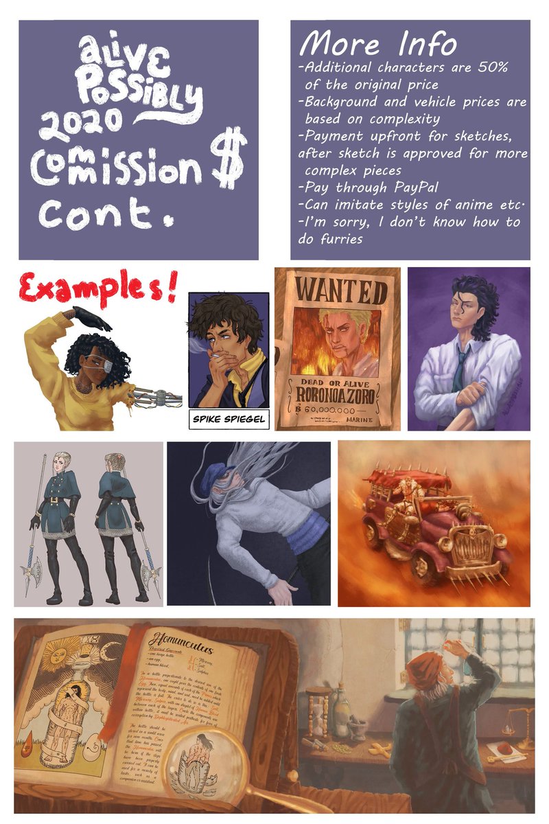 Commission Pricing. DM for details!
#Commission #commisionsopen #under10kgang #IAMsombodyartistclub