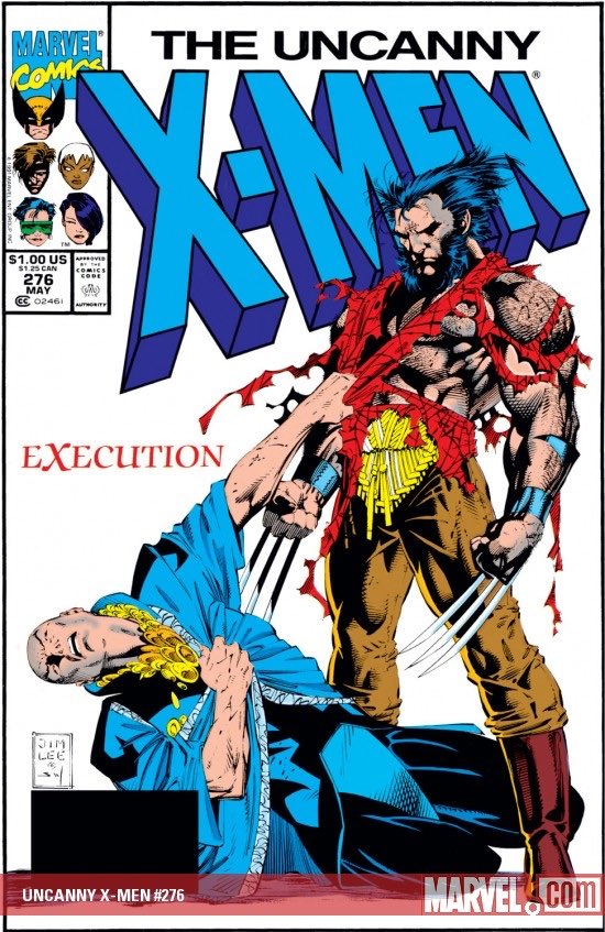 BretHyde's tweet photo. @IAmBradWalker My #FirstXMen was actually the following issue, 276. Impenetrable is probably the best way to describe it. It ends with Wolverine killing *spoiler alert* a Skrull impersonating Xavier as seen here. This seemed like a big deal at the time. https://t.co/UsTloi4MPD