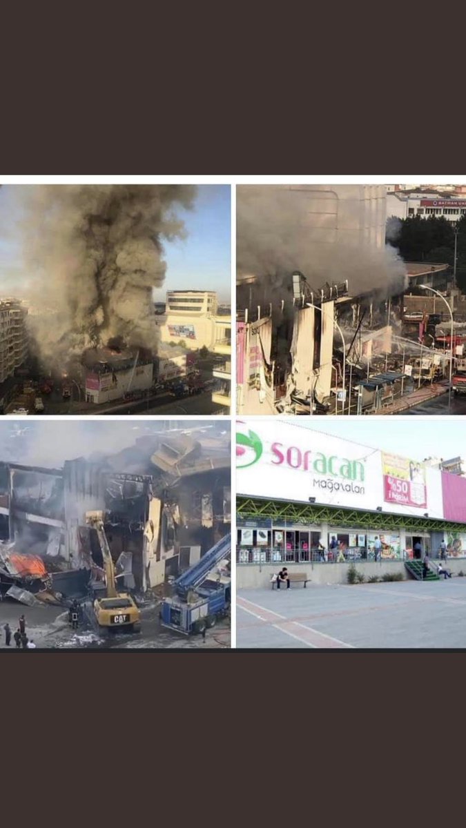 mehmet30452698's tweet photo. Soracana destekzamani 
26 Haziran’da çıkan yangın sonrası küle dönen, sigorta ve kaskosu olmayan, 200 kişiye istihdam sağlayan Batman Soraçan avm'nin sesini duyurmamıza siz de destek olun.#soracanadestekvakti https://t.co/ndP2rDripH