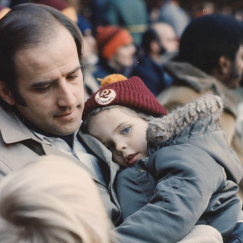 MeidasTouch's tweet image. .@GOP 'Rapid Response Director' @SteveGuest posted and then deleted this loving photo of Joe Biden and his son thinking it would make him look bad. We think it'd be great to have someone with empathy and compassion in the White House. We should probably share this far and wide.