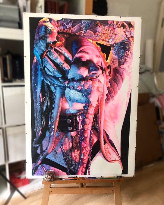 @Sooneaaa @ThisIsRadinsky Almost finished!!! 3x4 foot colour pencil drawing using prismacolor pencils<a class="tags" target="_blank" title="On Twitter" href="/?out=eyJ0eXAiOiJKV1QiLCJhbGciOiJIUzUxMiJ9.eyJpYXQiOjE3MjQ1Njg5MzgsImlzcyI6InR3cG9ybnN0YXJzLmNvbSIsIm5iZiI6MTcyNDU2ODkzOCwiZXhwIjoxNzU2MTA0OTM4LCJyZWRpcmVjdF91cmwiOiJodHRwczovL3R3aXR0ZXIuY29tL1Nvb25lYWFhIn0.4a9fxE4heawI5J_UvfkxJbv1QVFvHOuAF2AsvoFIiLU93AcuvTH0uKjI9Bcsn8G7MeM2uZcBfgsriv67A2Mrag">@Sooneaaa</a><a class="tags" target="_blank" title="On Twitter" href="/?out=eyJ0eXAiOiJKV1QiLCJhbGciOiJIUzUxMiJ9.eyJpYXQiOjE3MjQ1Njg5MzgsImlzcyI6InR3cG9ybnN0YXJzLmNvbSIsIm5iZiI6MTcyNDU2ODkzOCwiZXhwIjoxNzU2MTA0OTM4LCJyZWRpcmVjdF91cmwiOiJodHRwczovL3R3aXR0ZXIuY29tL1RoaXNJc1JhZGluc2t5In0.ugQ9EzCFAnGDCMjWaLglGXDciCezy3xiVIeooH0nH_QbVmqJVPrdofY3eK40cZGktAXNkl2oVyyhNIqIfhSBmQ">@ThisIsRadinsky</a><a href="/tag/glowup"class="tags"><span>#glowup</span></a><a href="/tag/glowupchallenge"class="tags"><span>#glowupchallenge</span></a><a href="/tag/artistontwitter"class="tags"><span>#artistontwitter</span></a><a href="/tag/ho"class="tags"><span>#ho</span></a>