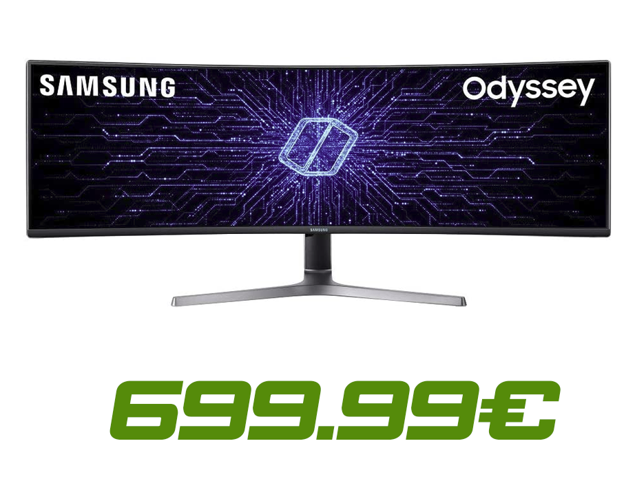 CHOLLAZO!! 🔥🔥🔥🔥🔥

Samsung Monitor Curvo Gaming 49” a 699.99€!!

- 144Hz
- 1ms
- HDR

699.99 EUROS!!

AMAZON >> amzn.to/2CaRCL4