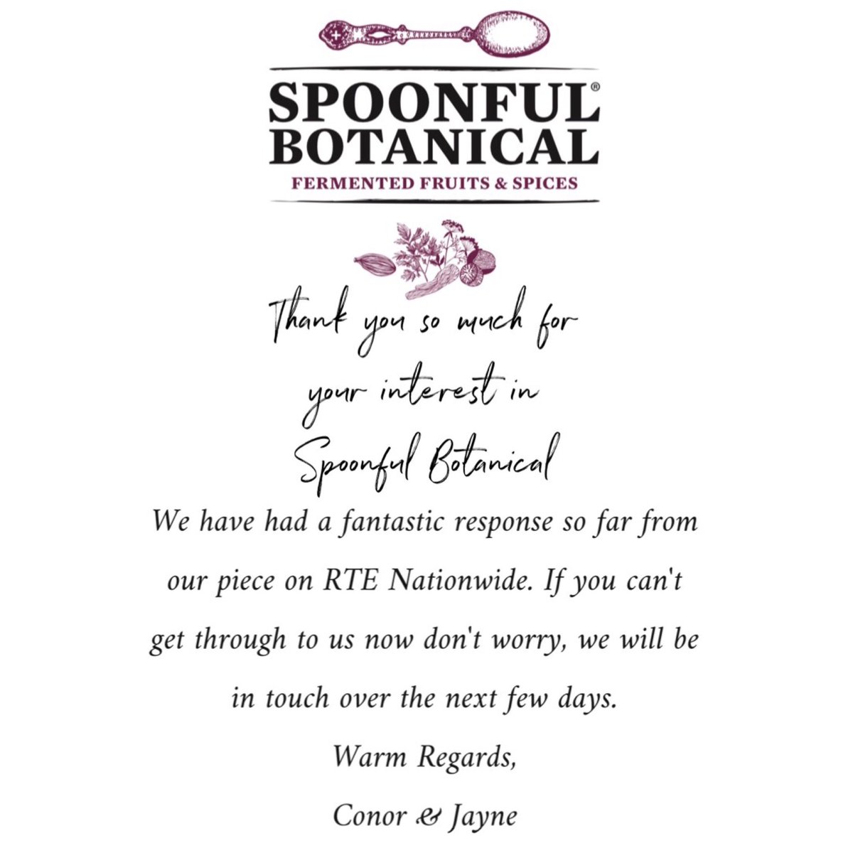 Spoonful Botanical tweet media