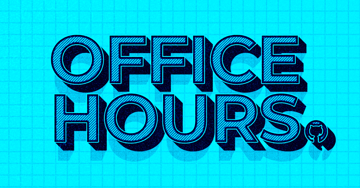 github's tweet photo. Introducing GitHub Office Hours: Join us this Wednesday the 15th at 11am PT on Twitch. We’ll be tackling software development challenges by topic each week, including security, DevOps, and more. Code scanning is up first.

https://t.co/ClES1g3oWR https://t.co/RbK0YfdP01