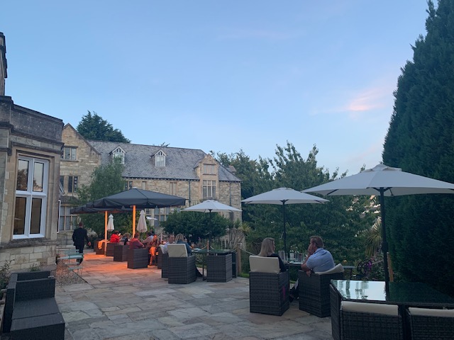 AlvertonHotel's tweet photo. Evening drinks on our terrace - it's so good to be back! #TheAlverton #LoveTruro #SummerInCornwall https://t.co/CPNnzhRc2Q