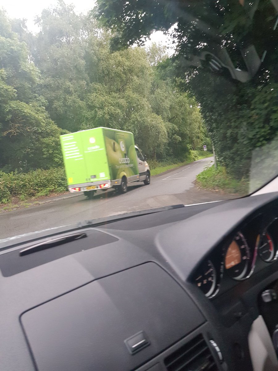 Reena13Gupta's tweet photo. @Ocado almost been rammed off the road by their formula 1 https://t.co/dIQZvx5Tar says on their vans that they are speed restricted (the driver must on another form of speed)no care in the world.great advert for your company. Registration WR69 WGW https://t.co/2uNiQqlfoE