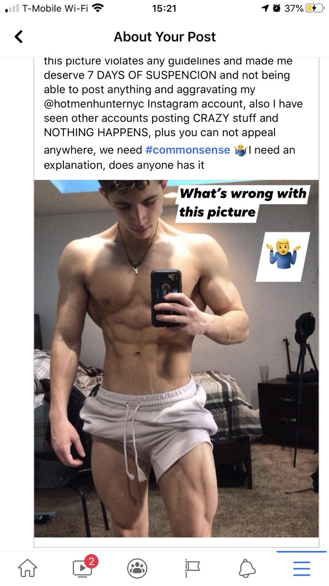 hotmenhunternyc's tweet photo. @Facebook @FacebookWatch you restricted my account by MISTAKE FIX IT #facebookmistake #facebookrestriction https://t.co/P3MXCvI3PZ