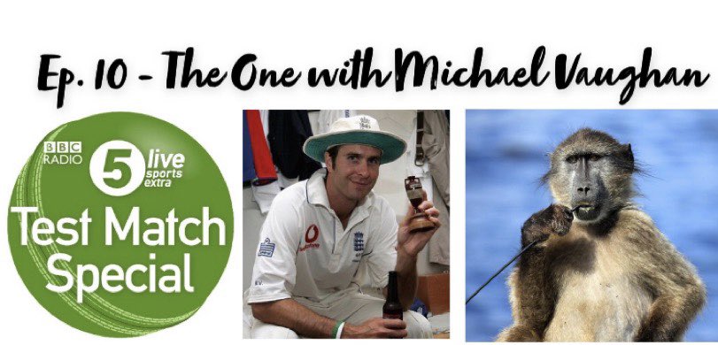 Episode 10 - The One with <a href="/MichaelVaughan/">Michael Vaughan</a> 

- #NonTubbers <a href="/Westhoughton_CC/">Westhoughton CC</a> <a href="/LidlingtonCC/">Lidlington CC</a> <a href="/castorcc/">Castor and Ailsworth CC</a> <a href="/Springhill_CC/">Springhill CC</a> 
- Showers, Beers, Baboons 
- Snog, Marry, Avoid <a href="/hoggy602/">Matthew hoggard</a> <a href="/flintoff11/">Andrew Flintoff</a> <a href="/harmy611/">Stephen Harmison</a>

Like, share, subscribe, review, get in touch! 

▶️ podcasts.apple.com/gb/podcast/the…