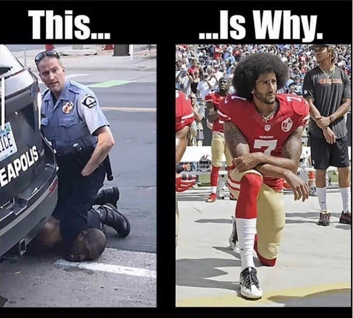 Parodee's tweet image. We can no longer turn a blind eye to the shame of racism in America. Learn about it, listen to people who've been affected. #BeInformed #AntiRacism. We've naively ignored the signs. It's time to work together to address and compress it.
#VoteBlue2020 #4AllPeople #4AmericasSoul