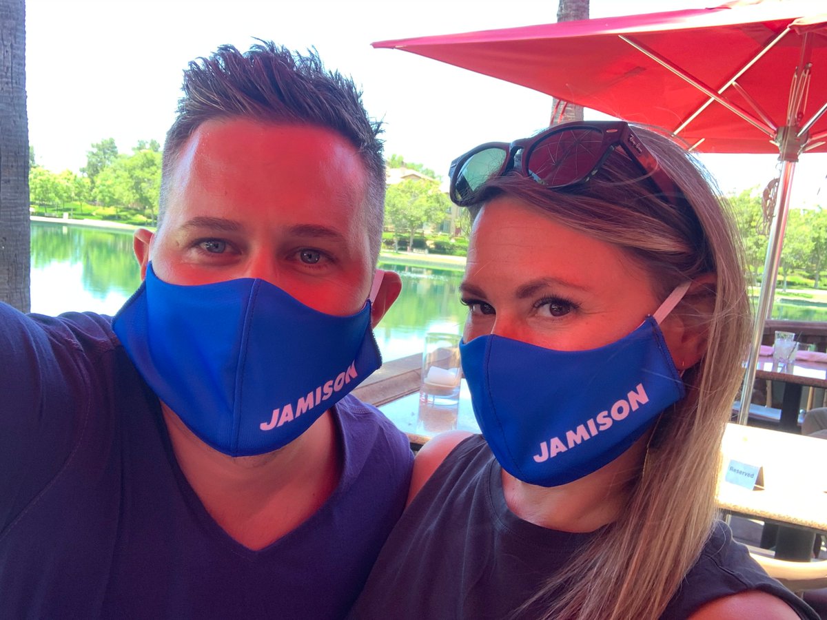 jamisondoor's tweet photo. #FaceMaskMonday
Check out Vince Free of @FREEZthermal protecting himself and those around him, in style!
As times continue to change, remember that Jamison is committed to supporting you and remaining a trusted manufacturer as we continue to navigate this new chapter together. https://t.co/wN6nVOCWa0