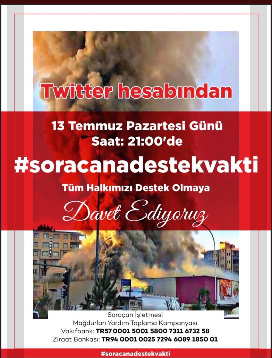 #soracanadestekvakti  @bulentsakrak <a href="/emreaydin/">emre aydın</a> <a href="/Bengu/">Bengü</a> <a href="/acunilicali/">Acun Ilıcalı</a> <a href="/fatihportakal/">fatih portakal</a> <a href="/fatihterim/">Fatih Terim</a> <a href="/DemetAkalin/">Demet Akalin</a> <a href="/dmtevgar/">Demet Evgâr</a> <a href="/Aras_B_iynemli/">Aras Bulut İYNEMLİ</a> <a href="/haluklevent/">Haluk Levent ( Ahbap Ekibi )</a> 
Lütfen yardım edin 🙏