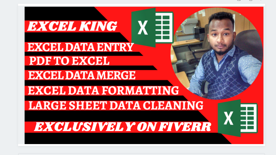 asifulislambabu's tweet image. I will be your excel king, please check out my gig.
fiverr.com/share/9dg0ox
#dataentry
#dataentryinexcel
#excelformatting
#exceldatamerge
